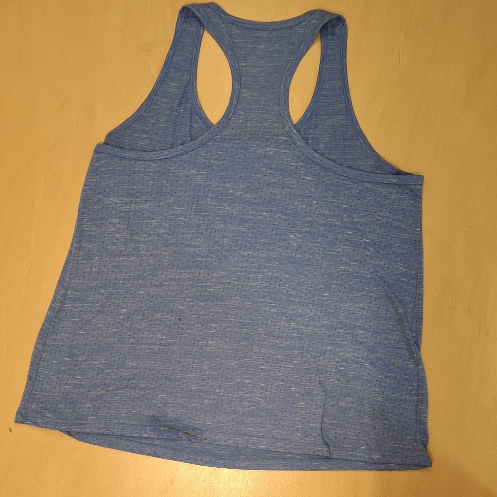 Blue Racerback Tank Top - Picture 4 of 5
